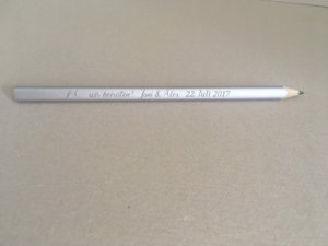 Bleistift personalisierbar