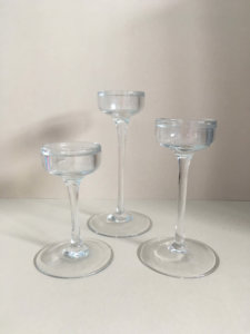 Kerzenhalter Glas