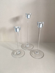 Kerzenhalter Glas