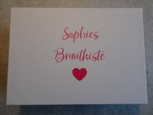 Deckel Freudenkiste personalisiert