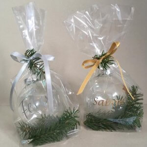 Personalisierbare Christbaumkugel