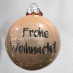 Personalisierte Weihnachtskugeln