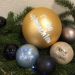 Personalisierte Weihnachtskugeln