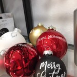 Personalisierte Weihnachtskugeln
