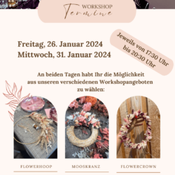 Workshop-Termine Freudentage